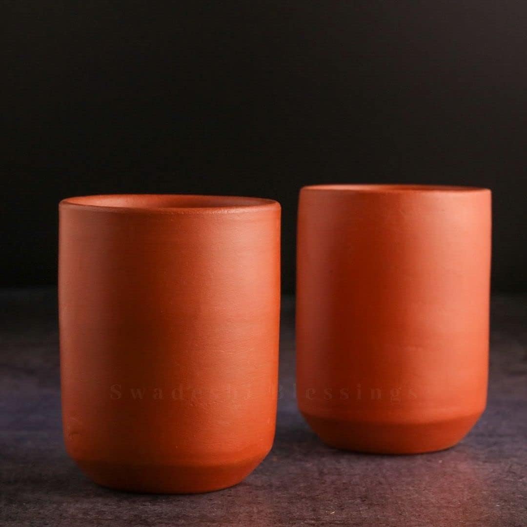 Clay Drink Glasses pack of 6